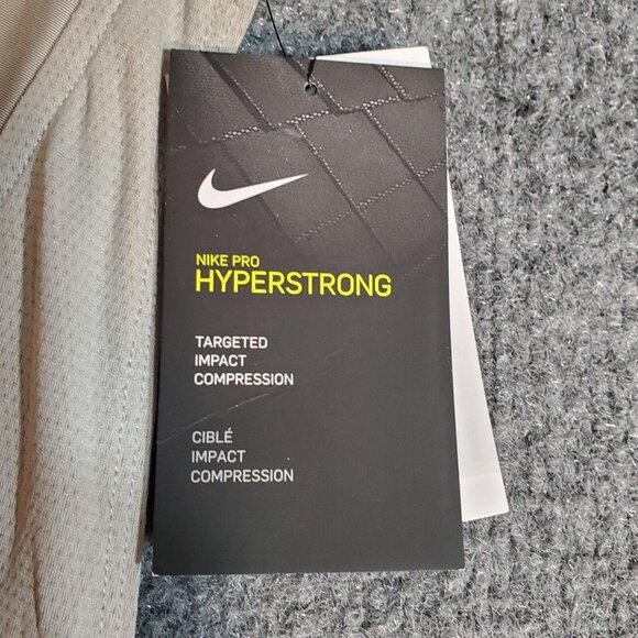 Nike Dri Fit Pro Hyperstrong Gray Padded Compression Basketball Men's 3XLT NWT - Picture 7 of 12